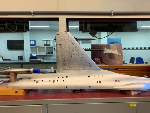 F16 windtunnel model